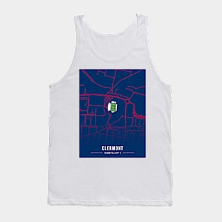 Stade Gabriel-Montpied Map Design Tank Top